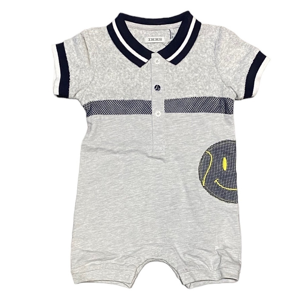 IKKS Baby Boy Romper Outfit NWT